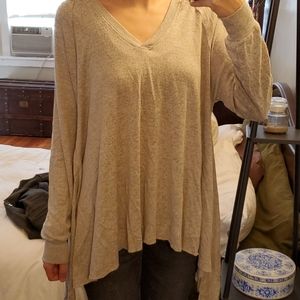 Oversized Oatmeal hoodie size XS